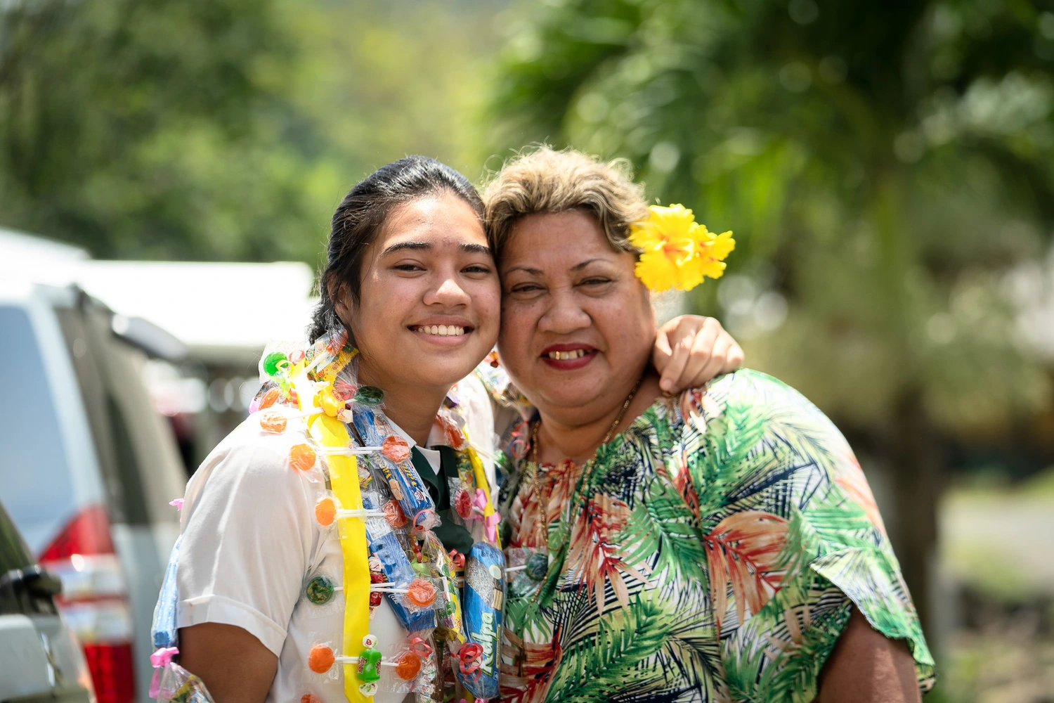 Maria makes mum proud