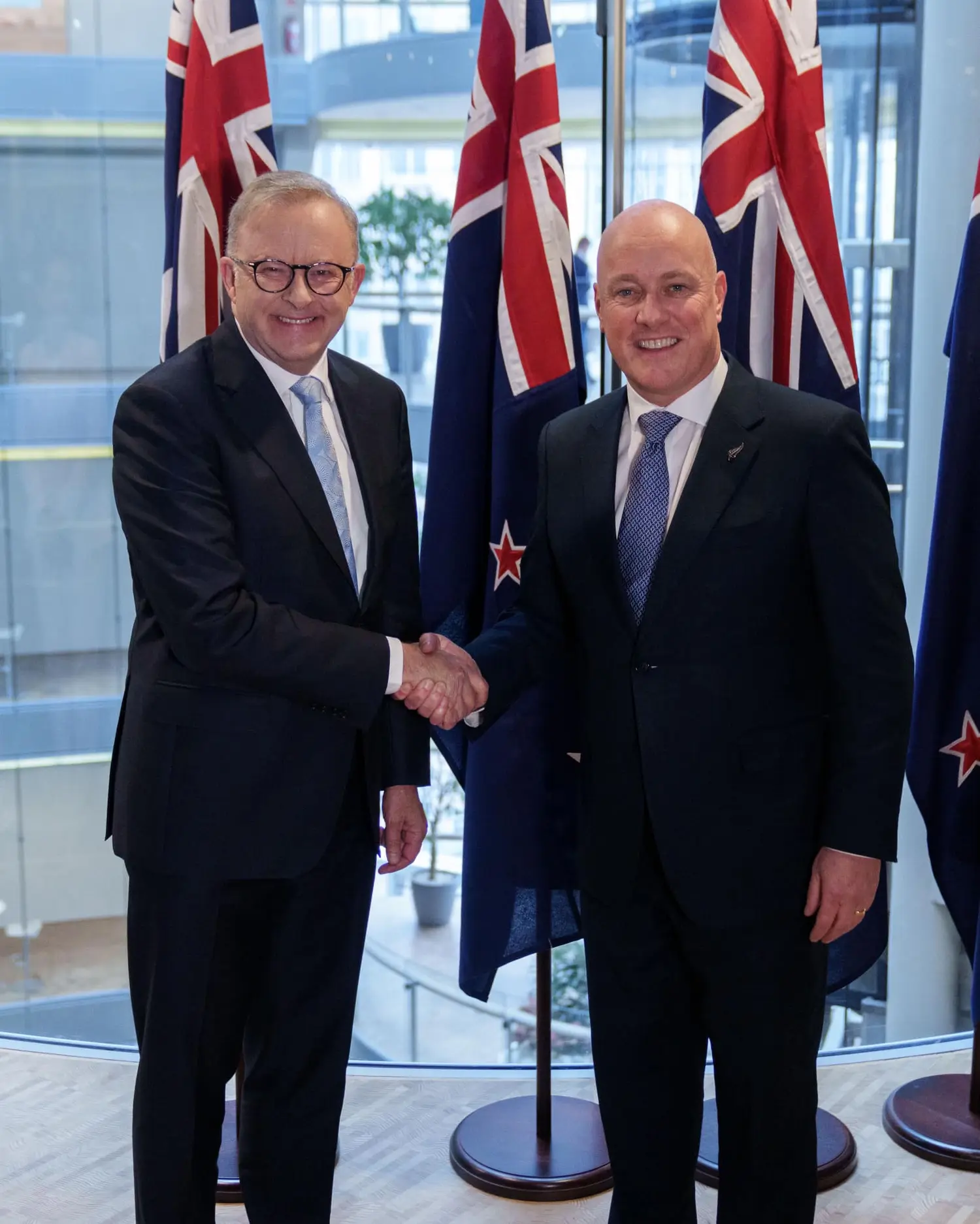 Albanese, Luxon congratulate FAST