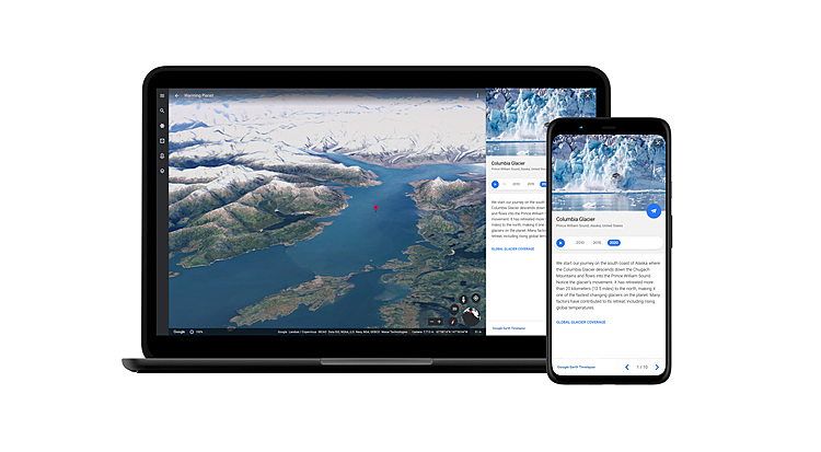 Google Earth adds time lapse video to depict climate change 