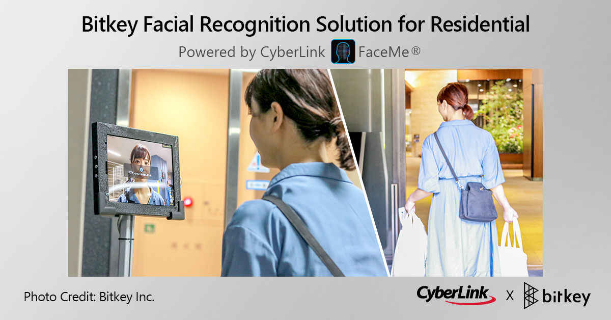Japanese Digital Key Platform Company Bitkey Inc. Adopts CyberLink FaceMe® To Enable Contactless Face Authentication