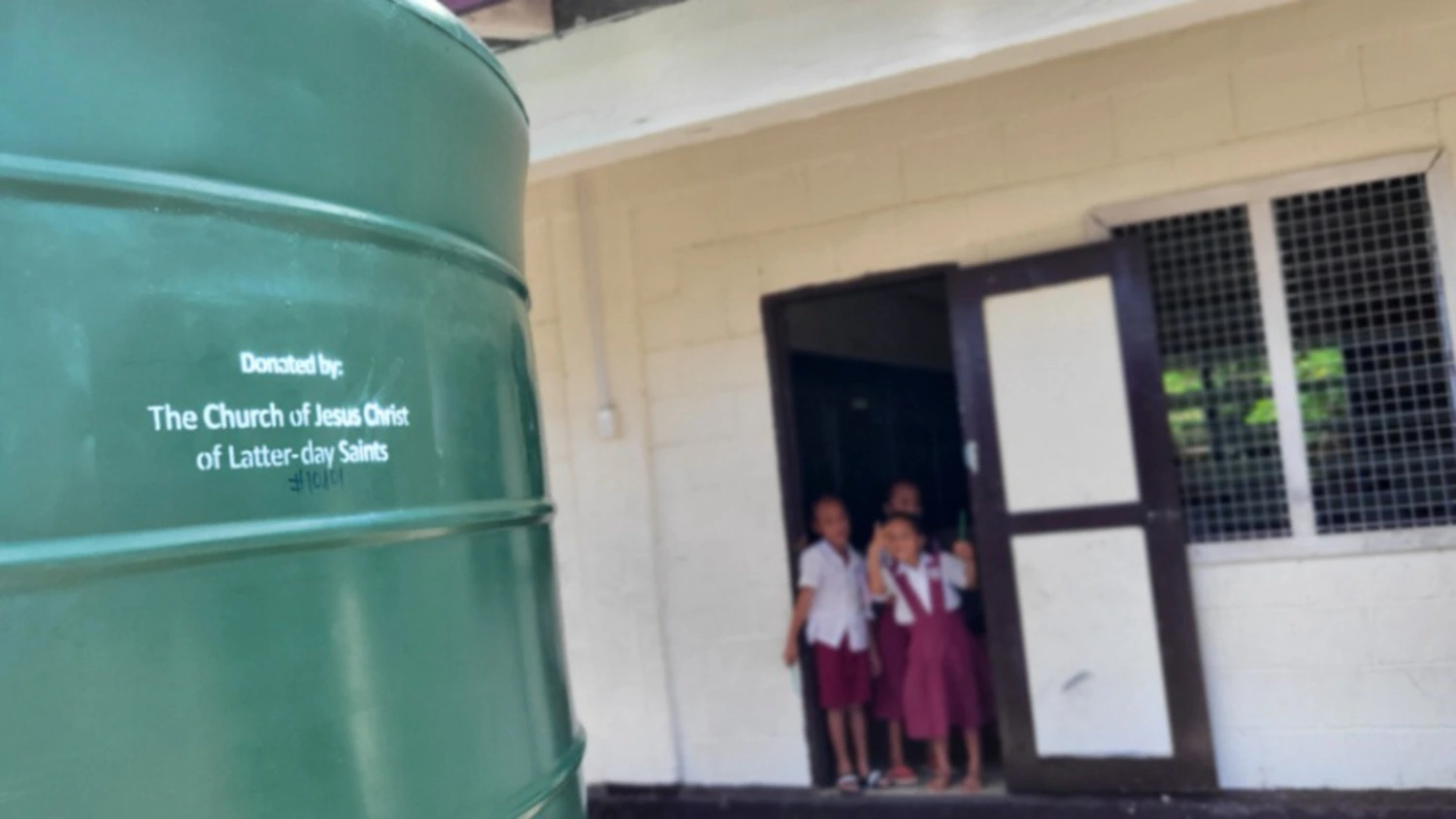 Church helps improve water access in Savaii
