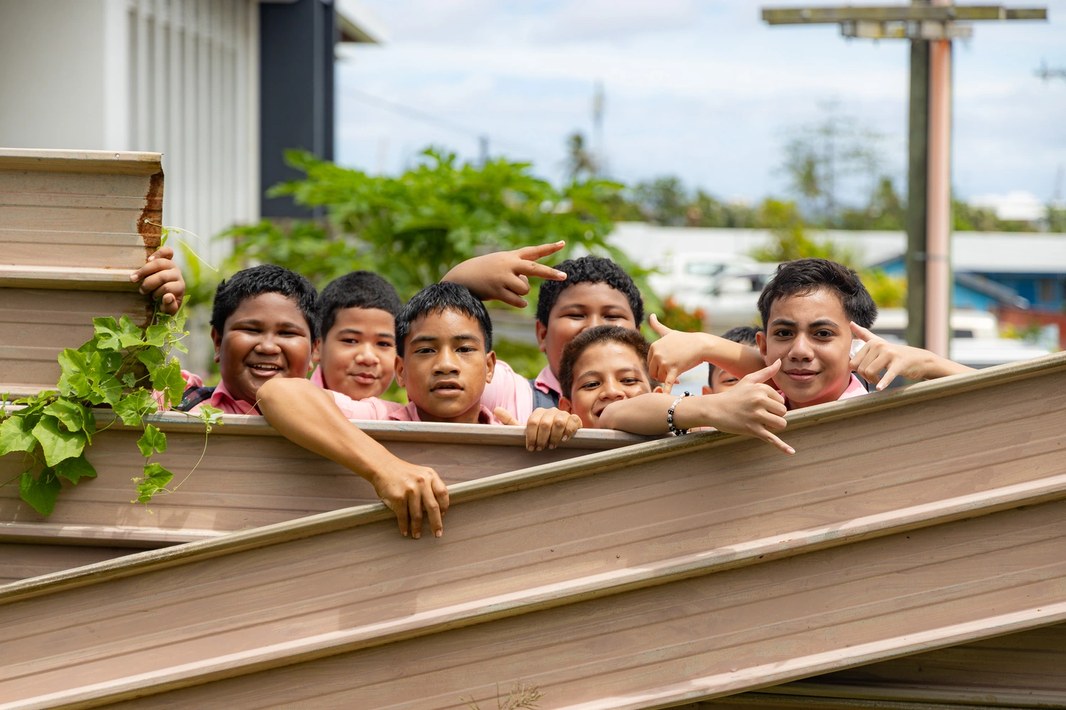 Students and parents prepare for school