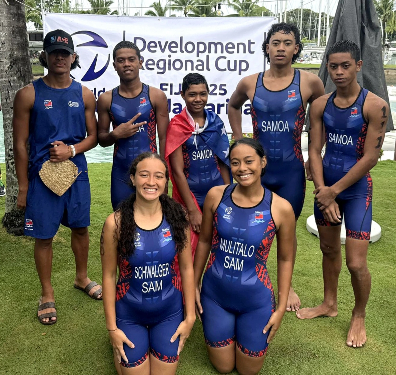 Triathletes win gold and bronze in Fiji