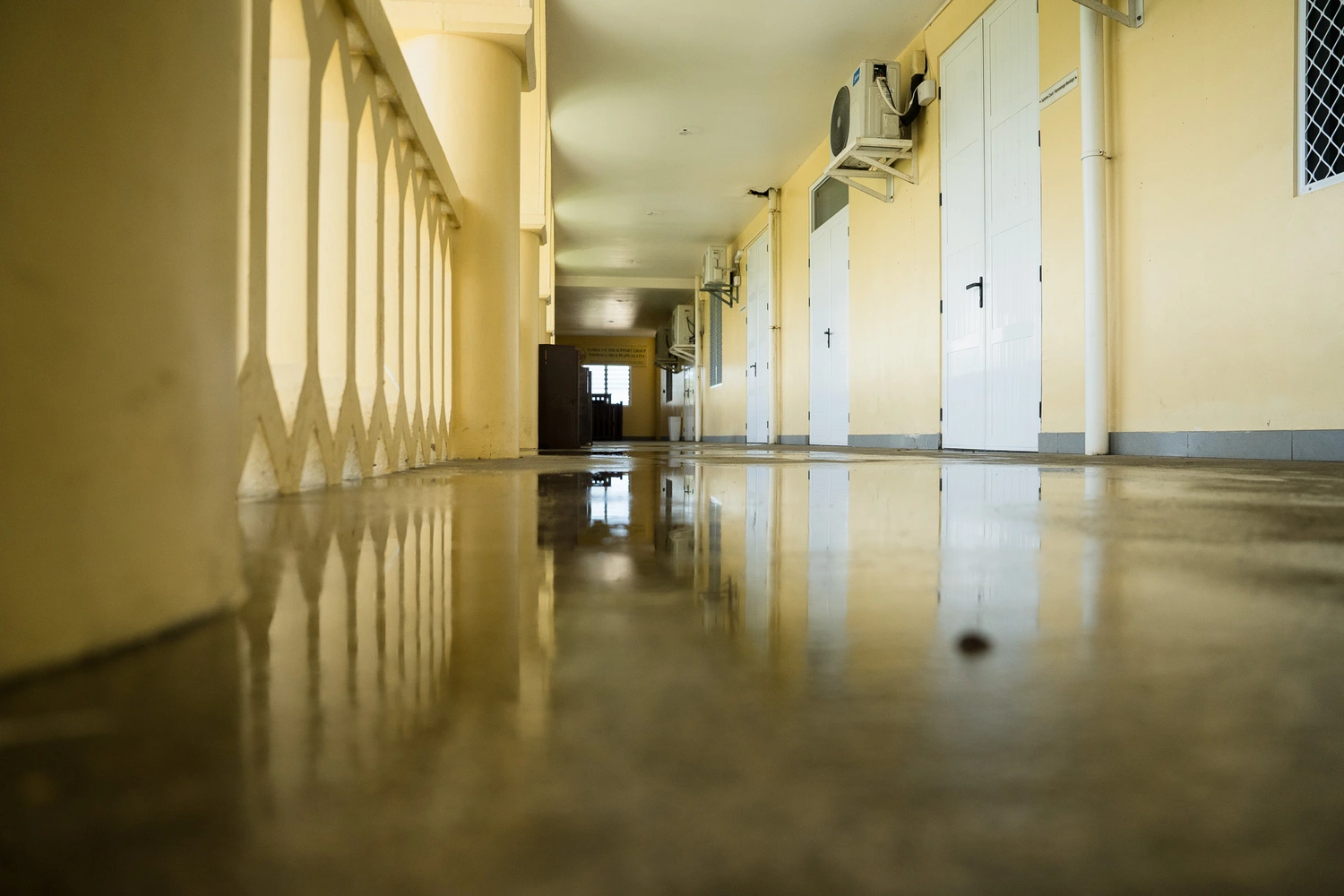 Courtrooms 'flooded' after heavy rain