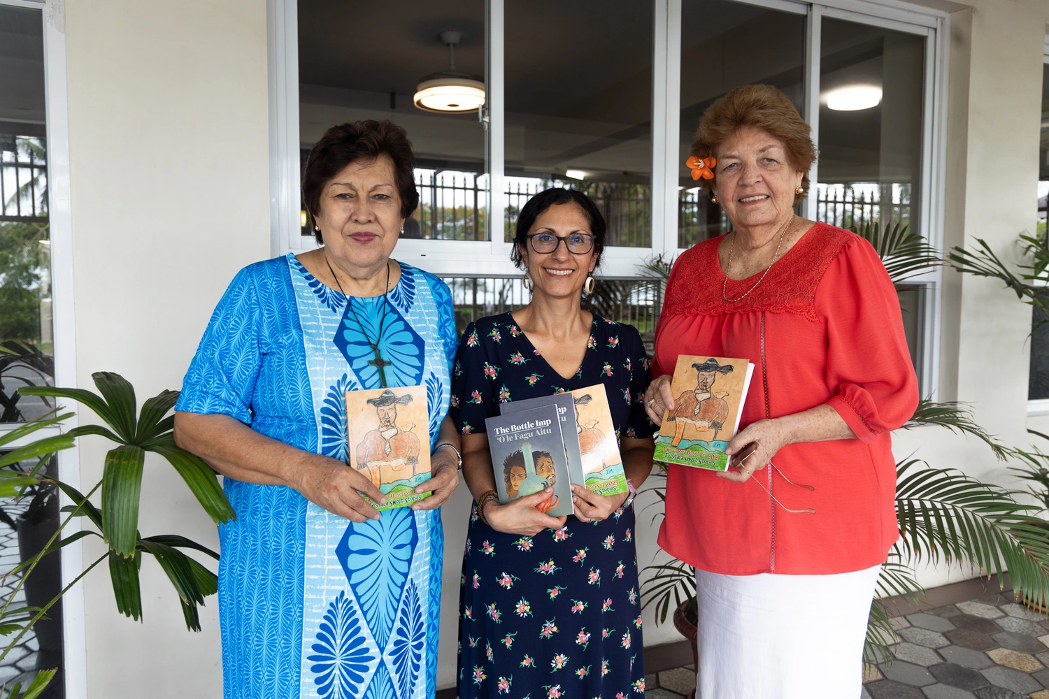 Stevenson's book published in two languages, given to schools