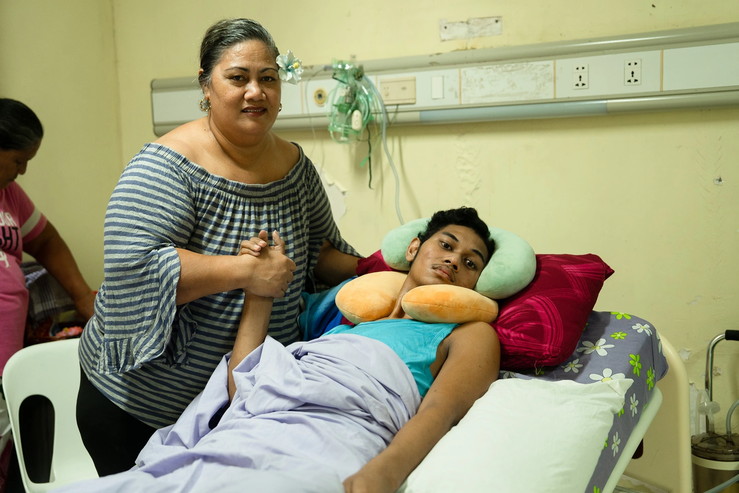 Blessing discharged, spends New Year at home