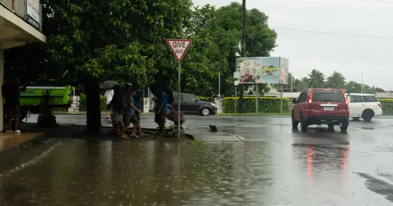 Blocked Vaitele drains brings frequent flooding