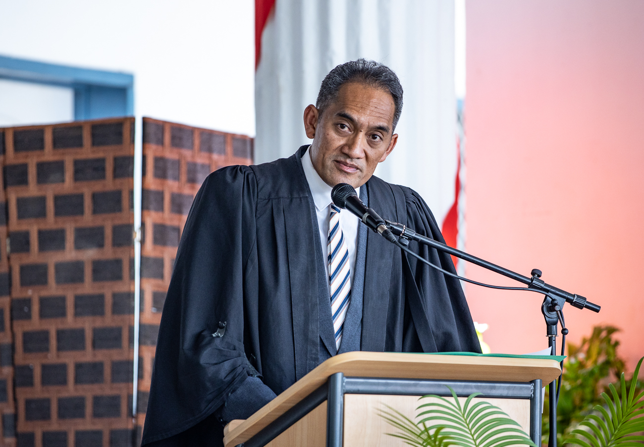 Justice Roma presides over first admission ceremony