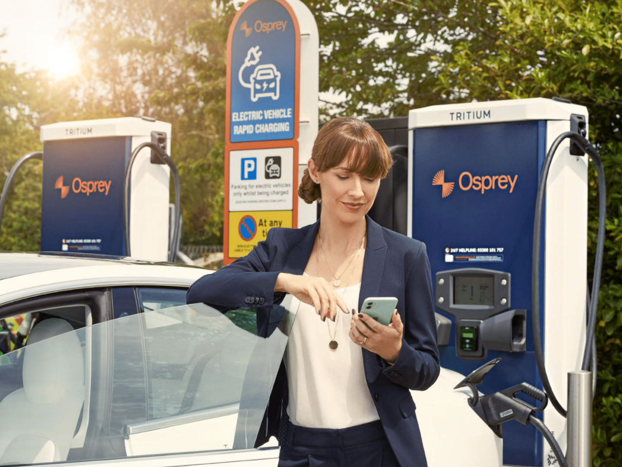 Over 100 New Tritium Fast Chargers Added to the Osprey Charging Network in the United Kingdom
