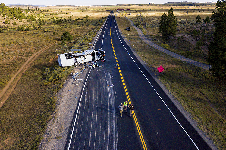 The Latest: 4 victims in tour bus crash in Utah identified